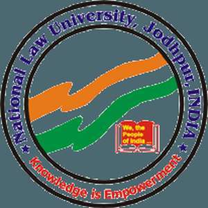 印度-国家法律大学，焦特布尔-logo