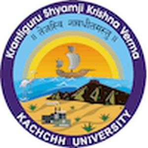 印度-Krantiguru Shyamji Krishna Verma Kachchh 大学-logo