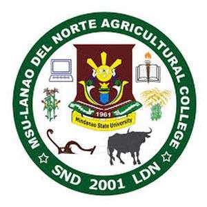 菲律宾-棉兰老岛州立大学-Lanao del Norte农业学院-logo